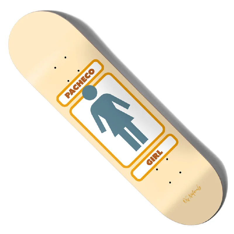 Custom Skateboard Deck with Smooth Ride on Rough Terrain-Girl Tyler Pacheco 93 Naturals Deck