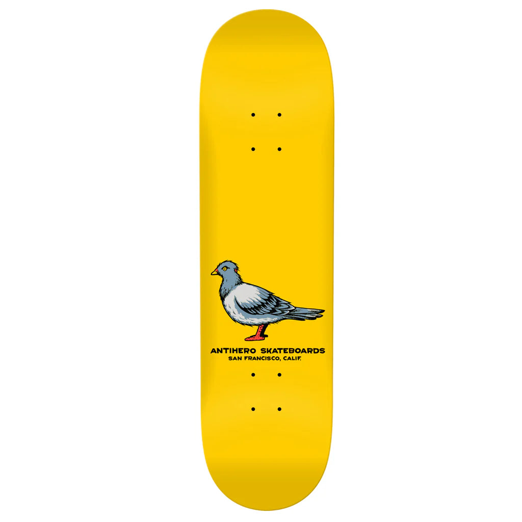 Custom Skateboard Deck for Ultimate Street and Park Control-Antihero Team Pigeon Short Deck 8.32