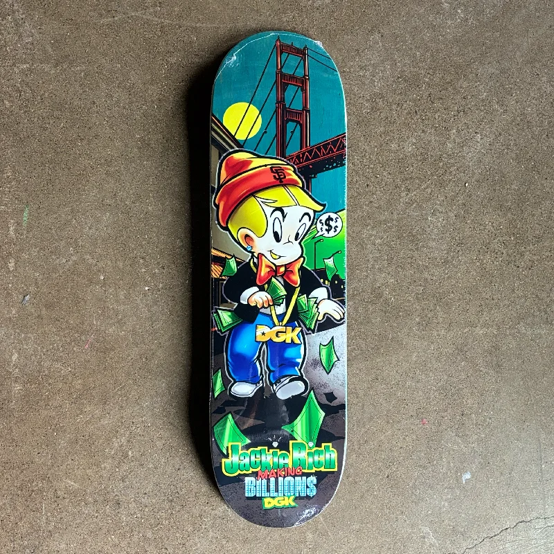 Custom Skateboard Deck with Low Profile Design for Easy Board Control-DGK CURTIN BILLIONS 8.3" DECK