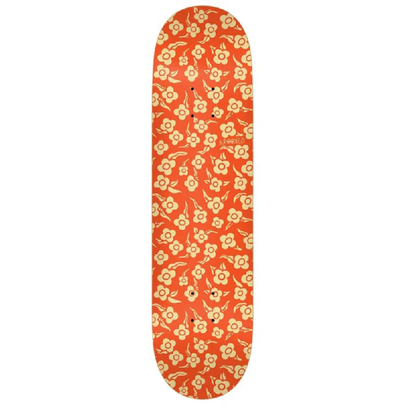 Custom Skateboard Deck for Downhill Racing-Krooked Flowers 8.06 - Skateboard Deck