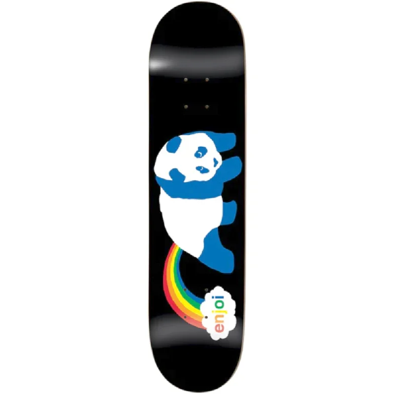 Custom Skateboard Deck for Freeride Skating-Enjoi Rainbow Fart HYB 7.75 Black - Skateboard Deck