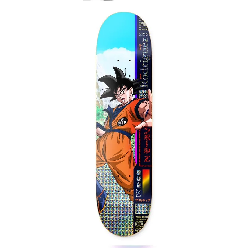 Custom Skateboard Deck with Advanced Tail Shape for Tricks-Primitive Rodrigez Goku 8.0 - Skateboard Deck