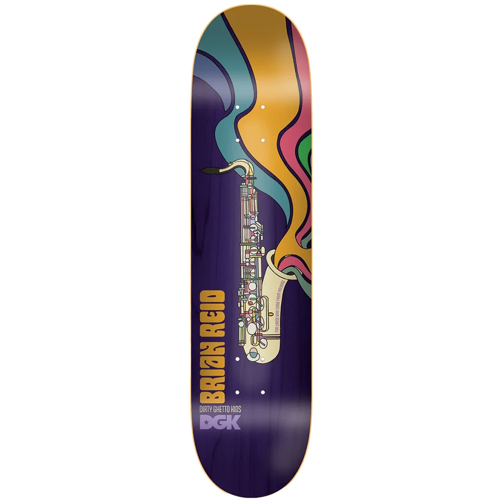 Custom Skateboard Deck with Stronger Wood Construction-DGK Skateboards Tone Reid Deck 8.38