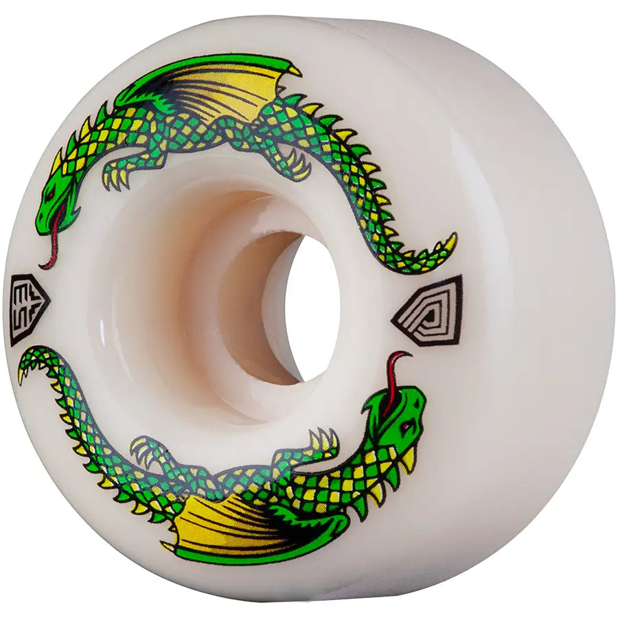 Custom Skateboard Wheels with Multi-Traction Surface for Grip-Powell Peralta Dragon Formula Skateboard Wheels 53mm x 33mm 93A