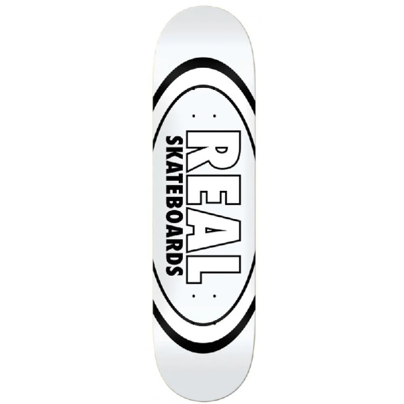 Custom Skateboard Deck with Performance-Boosting Design-Real Team Classic Ovals 8.38 - Skateboard Deck