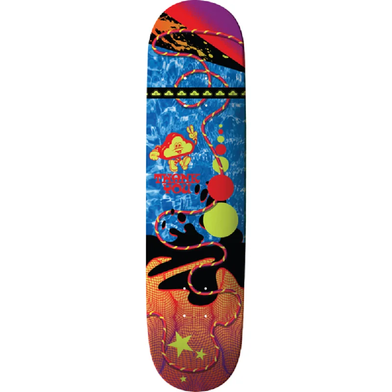 Custom Skateboard Deck for Improved Airborne Tricks-Thank You Ripple Grid 8.0  - Skateboard Deck