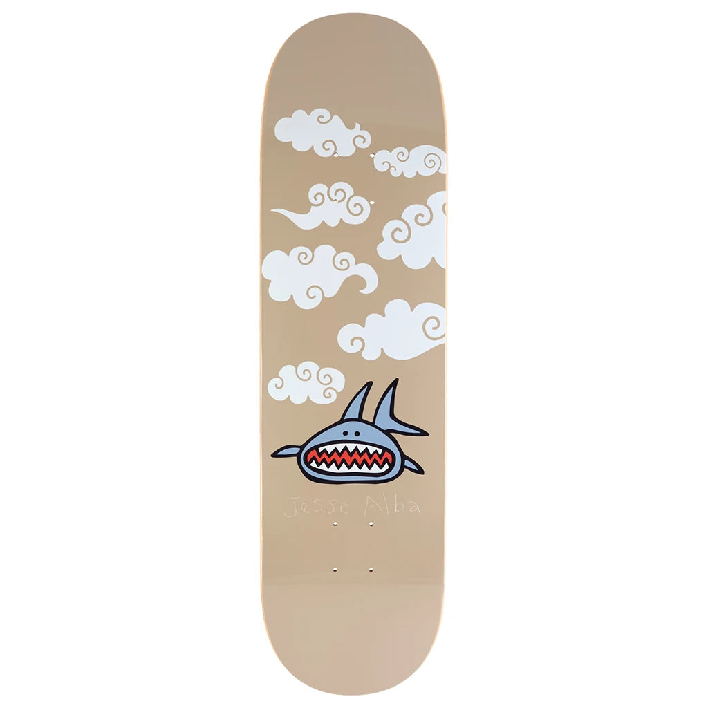 Custom Skateboard Deck with Deep Concave for Maximum Control-Frog Skateboards Jesse Alba Shark Deck 8.38