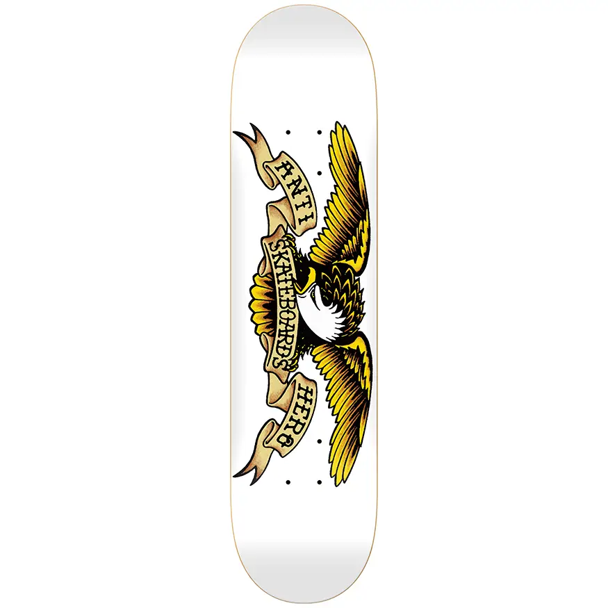 Custom Skateboard Deck with Extra-Wide Profile for Better Balance-Anti Hero Skateboards Classic Eagle Deck 8.75