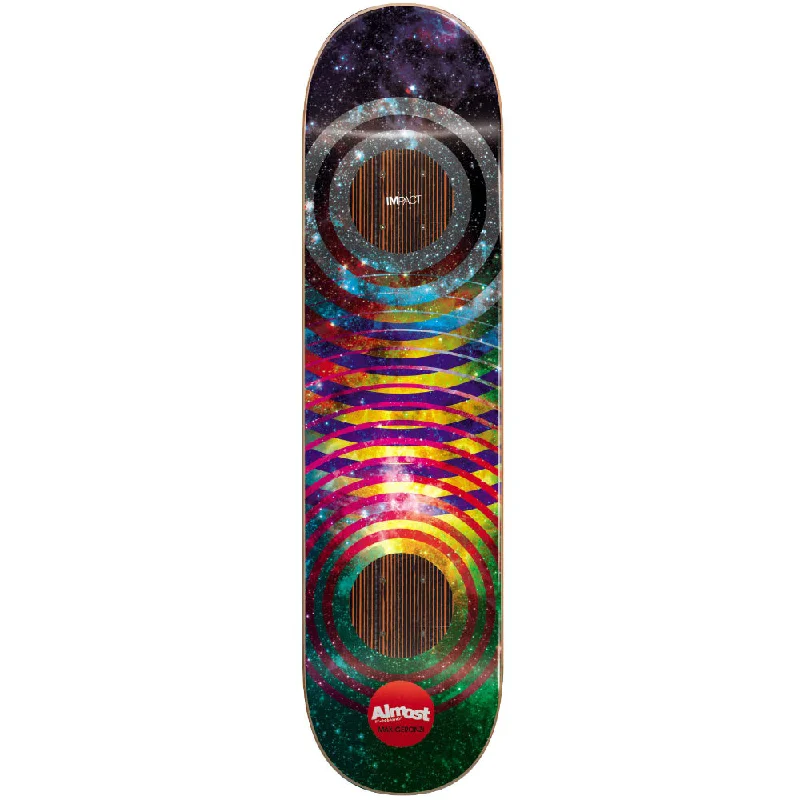 Custom Skateboard Deck for Stability in Skateparks-Almost Max Space Rings Impact 8.0 - Skateboard Deck