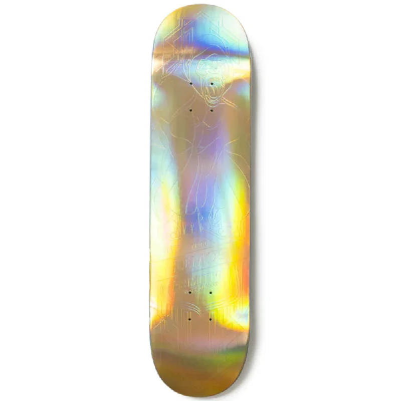 Custom Skateboard Deck for Aggressive Riders Seeking Precision-Primitive Lemos Gorilla Gold Holofoil 8.0 - Skateboard Deck