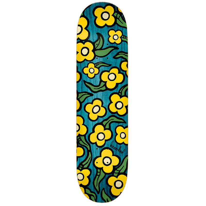 Custom Skateboard Deck for Trick Performance-Krooked Team Wild Style Flowers 7.75 - Skateboard Deck