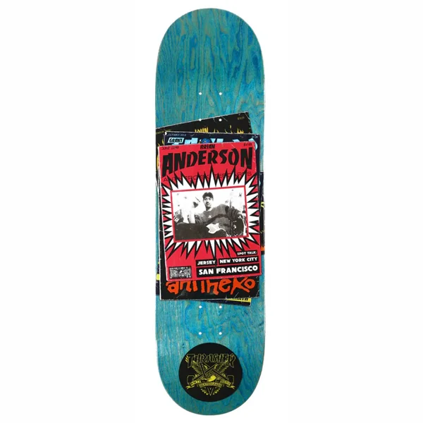 Custom Skateboard Deck with Perfect Edge for Smooth Ride-Antihero - Thrasher Brian Anderson Popsicle 9.0" Skateboard Deck