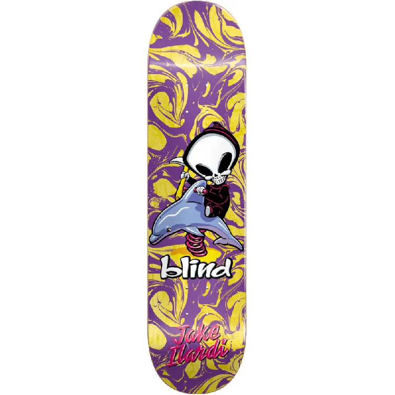 Custom Skateboard Deck for Customizable Flexibility-Blind Ilardi Reaper Ride R7 8.0 - Skateboard Deck