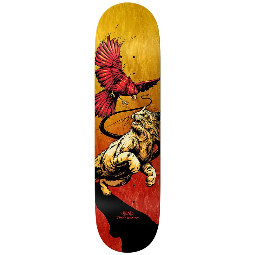 Custom Skateboard Deck for Park and Street Mastery-Real Skateboards Wilkins Prey Deck 8.86