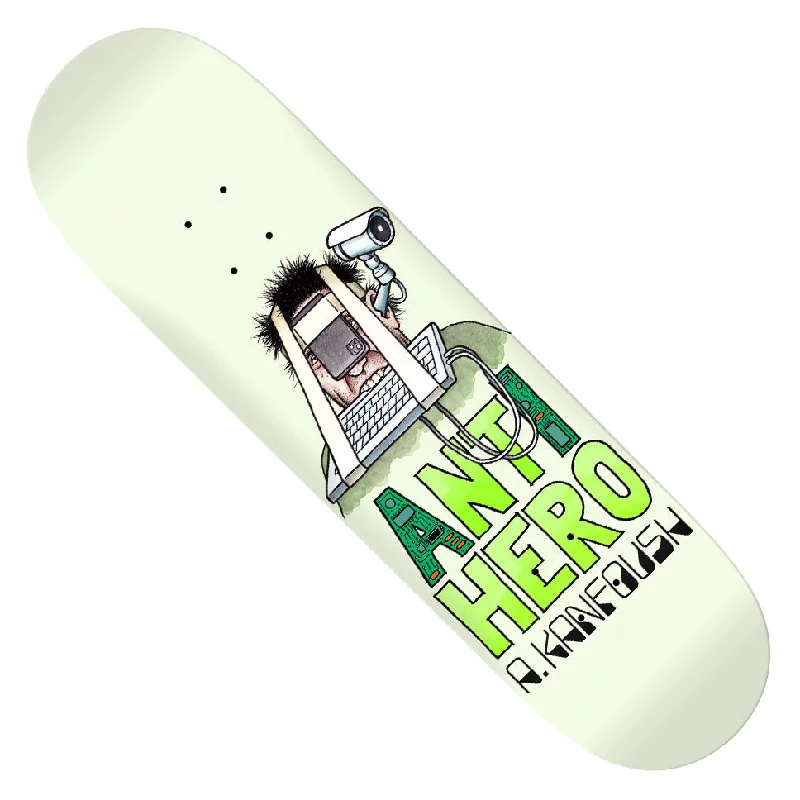 Custom Skateboard Deck with Tail and Nose Concave-Anti-Hero Austin Kanfoush Anti Intelligience Deck