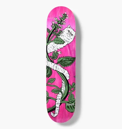 Custom Skateboard Deck with Smooth Surface for Easy Slide-RIPNDIP Botanical 8.5 - Skatebaord Deck