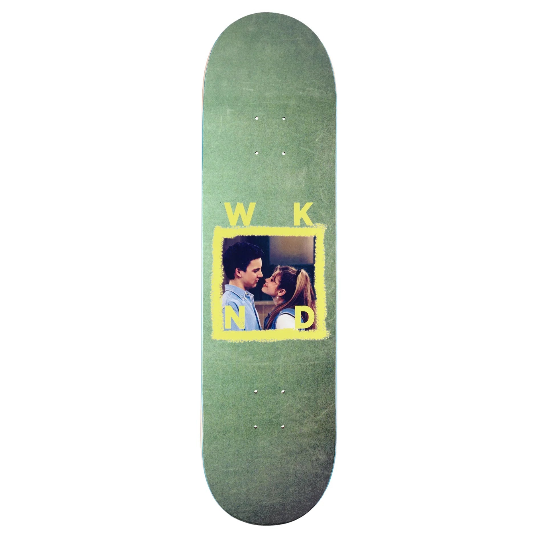 Custom Skateboard Deck with Extra-Wide Profile for Better Balance-[WKND] "Corey + Topanga" Date Series - 8.25"