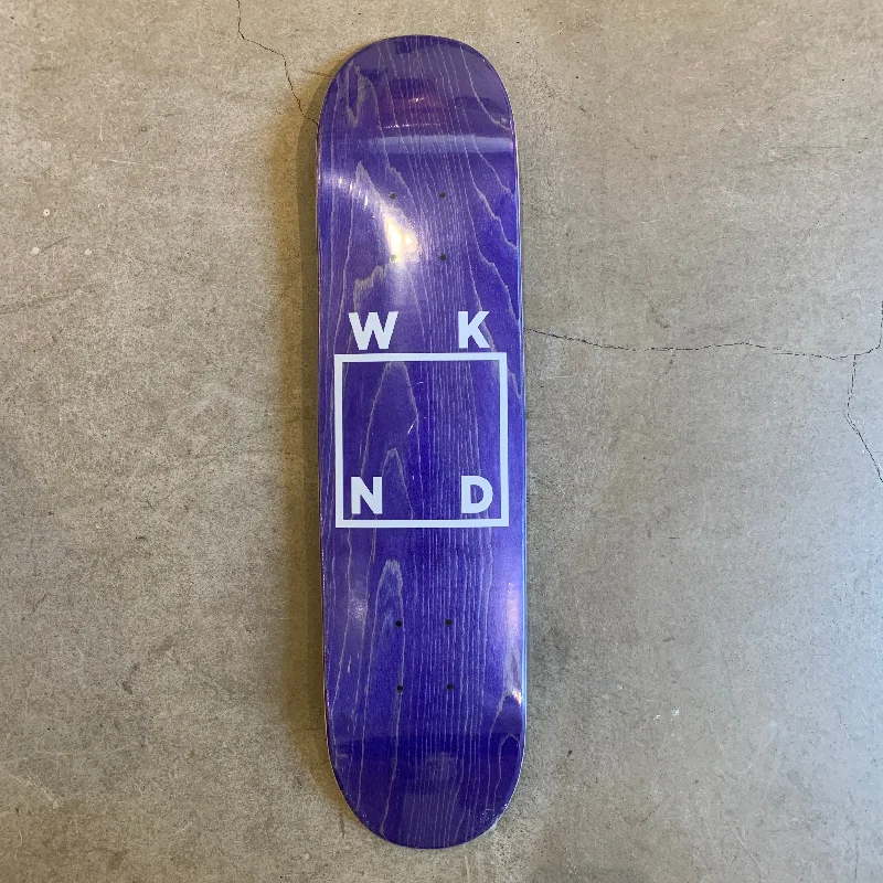 Custom Skateboard Deck for Aggressive Riders Seeking Precision-[WKND] KIDS DECK -TEAM LOGO ASSOTED VENEER - 7.0”