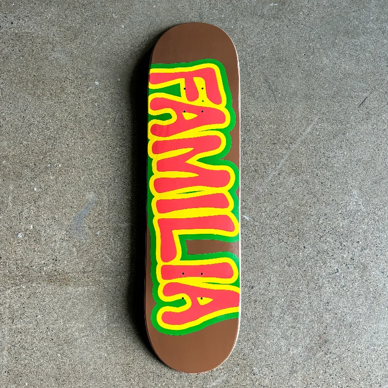 Custom Skateboard Deck for Enhanced Sliding Power-FAMILIA BANNED LOGO DECK