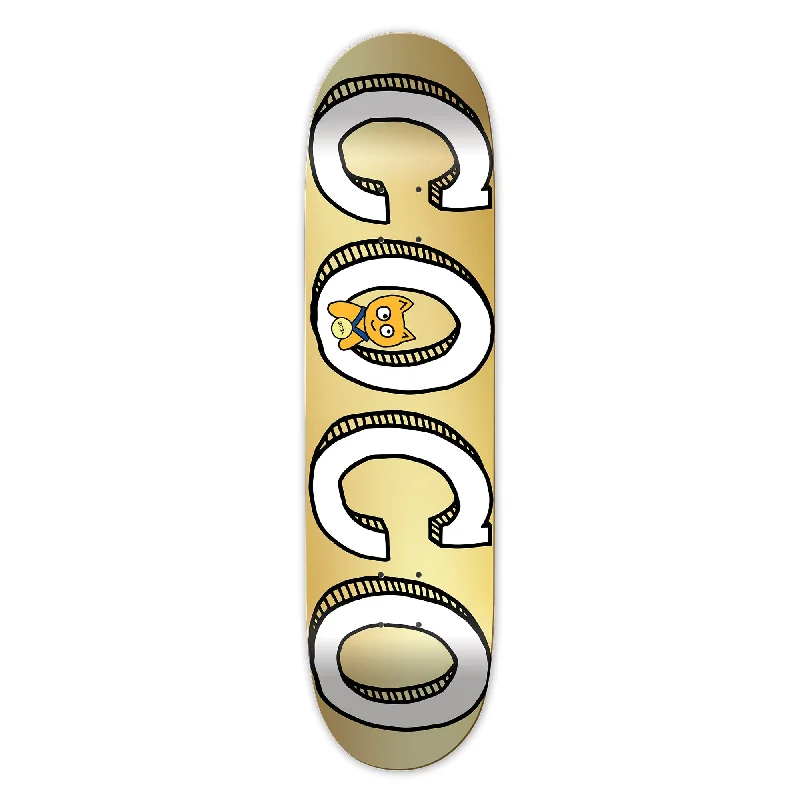 Custom Skateboard Deck for Smooth and Comfortable Jumps-Coco Yoshizawa Gold