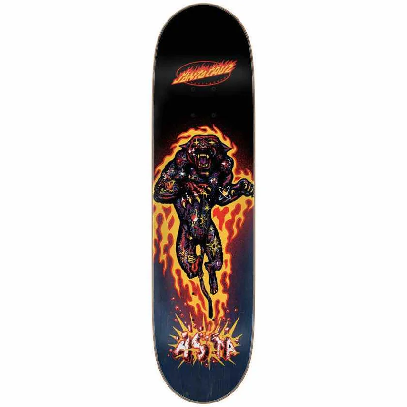 Custom Skateboard Deck with Vibrant Graphic Prints-Santa Cruz VX Asta Cosmic Cat 8.0 - Skateboard Deck