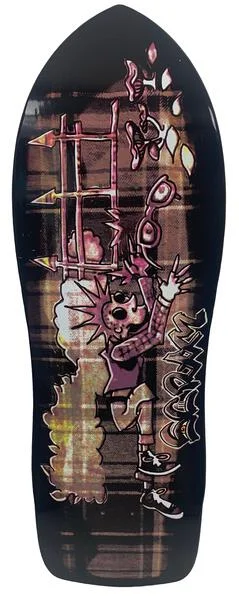 Custom Skateboard Deck for High-Energy Freestyle Skating-Scram Leaf 3 Deck 10.25