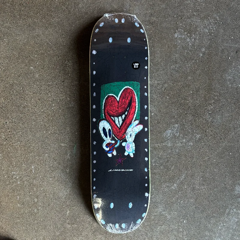 Custom Skateboard Deck for Trick Performance-LIMOSINE HUGO HEART THROB 8.5" DECK