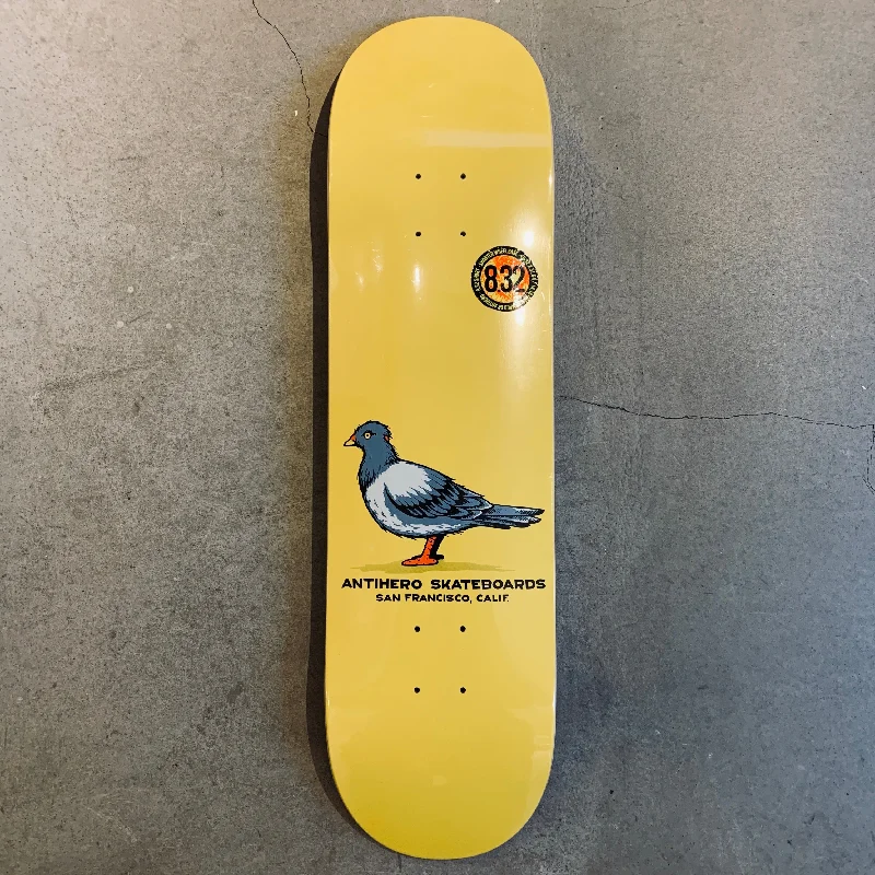 Custom Skateboard Deck for Quick and Precise Turns-[ANTIHERO] TEAM PIGEON - 8.32" x 31.62”