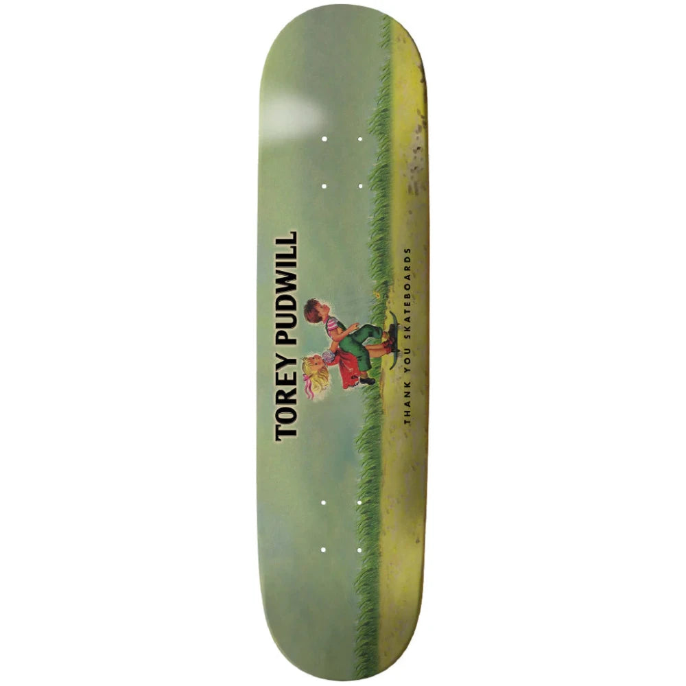 Custom Skateboard Deck with Professional Concave-Thank You Torey Pudwill Doing Thangs 7.75 - Skateboard Deck