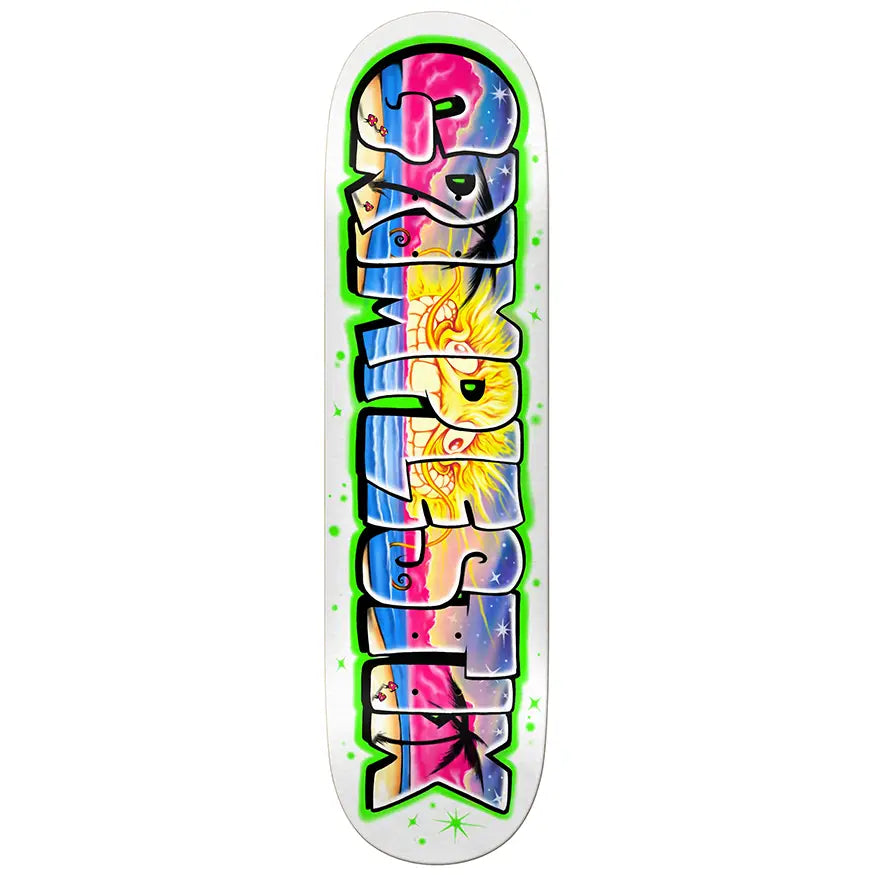 Custom Skateboard Deck for Pro-Level Slalom Riding-Anti Hero Skateboards Team Grimple Beach Deck 9.0