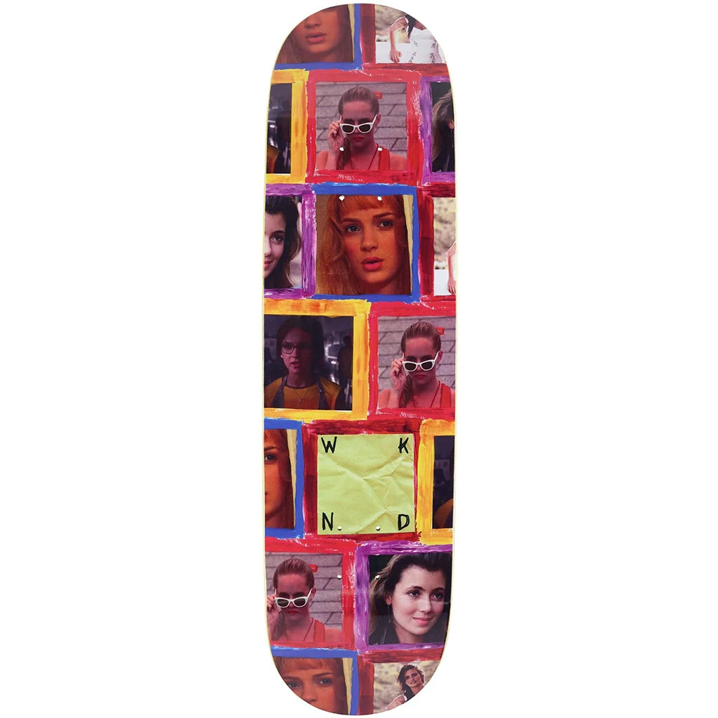 Custom Skateboard Deck with Bold Graphic Art-WKND Skateboards Girls Of Yore Deck 8.25