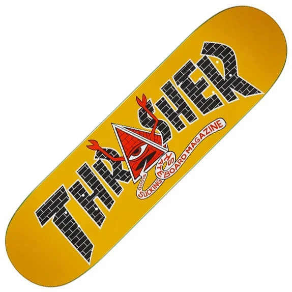 Custom Skateboard Deck with Ultra-Light Construction-Toy Machine x Thrasher Pyramid Sect Deck 8.5"