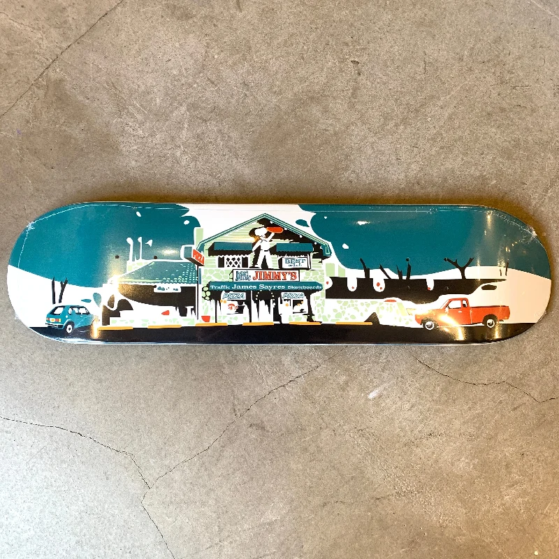 Custom Skateboard Deck with Extra-Thick Construction for Strength-[TRAFFIC] SAYRES LITTLE JIMMY’S Deck - 8.0”