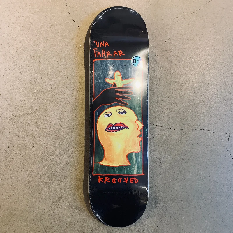 Custom Skateboard Deck with Lightweight Performance Features-[KROOKED] UNA TEETH - 8.28" x 31.7"