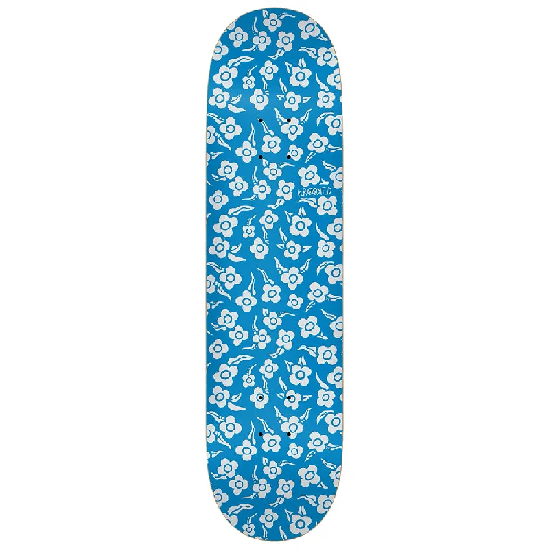 Custom Skateboard Deck with Smooth Surface for Easy Slide-Krooked Flowers 8.25 - Skateboard Deck