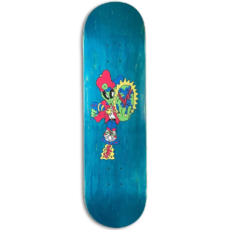 Custom Skateboard Deck with Enhanced Tail for Better Flicks-HEH Alien 7.75 Skateboard Deck