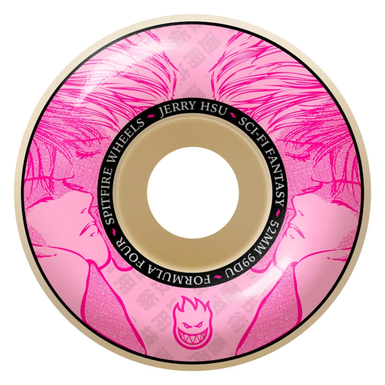 Custom Skateboard Wheels for Maximum Power and Smooth Transition-Spitfire F4 Jerry Hsu Sci-Fi Classic Wheel 99A 52mm