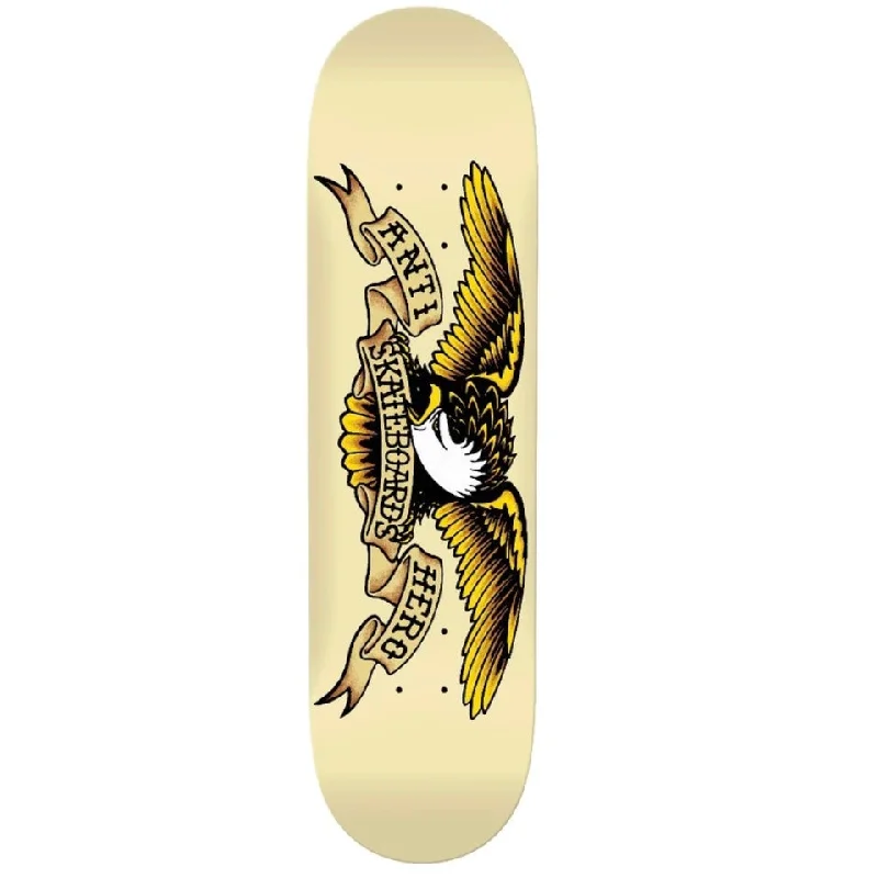 Custom Skateboard Deck for Increased Tail Control-Anti Hero Skateboards Classic Eagle Deck 8.62