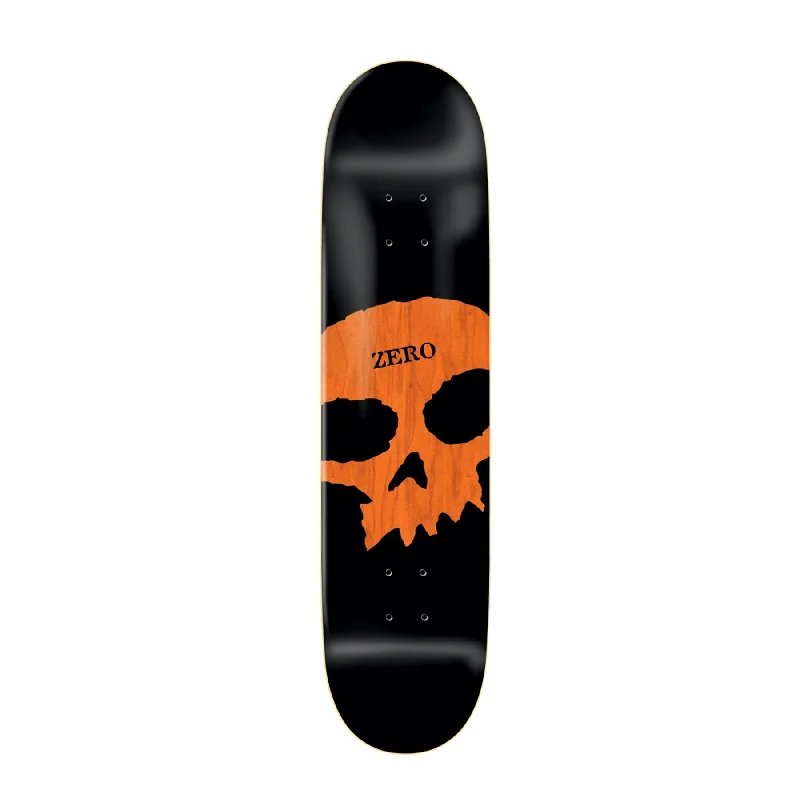 Custom Skateboard Deck with Rounded Corners for Safety-Zero Big Skull Knockout - 8 - Skateboard Deck