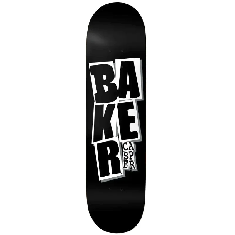 Custom Skateboard Deck for High-Speed Street Skating-Baker CB Stacked Black B2 8.5 - Skateboard Deck