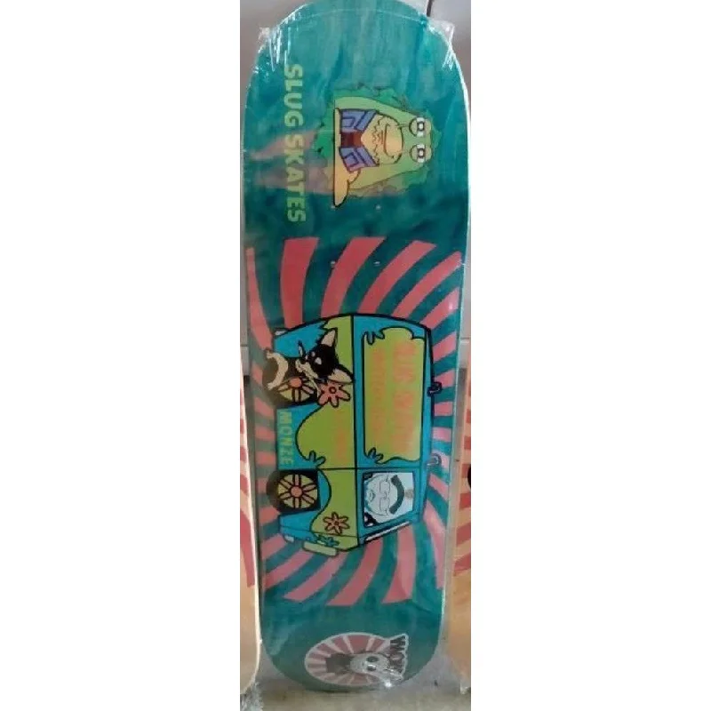 Custom Skateboard Deck with Wide Stance for Comfort-SLUG SKATES MYSTERY SKATEBOARD DECK 8.25 INCH WIDE