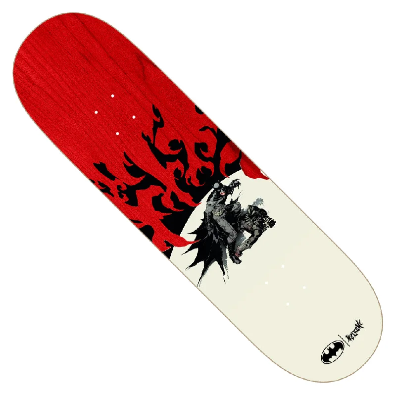 Custom Skateboard Deck with Grippy Surface for Stability-Welcome Skateboards Batman Talons Deck