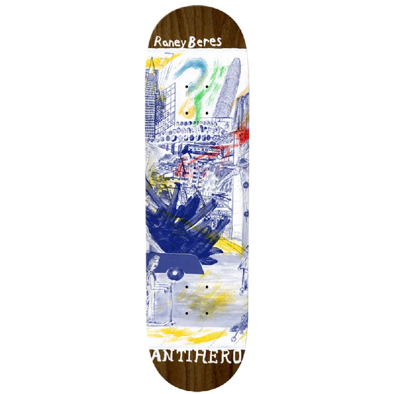 Custom Skateboard Deck with Sturdy Sidewalls-Antihero Beres SF Then And Now 8.12 - Skateboard Deck