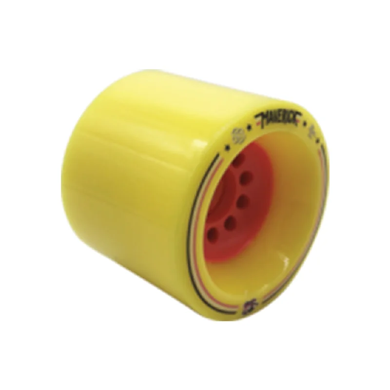 Custom Skateboard Wheels for Professional Park Riders-Maverick - Yellow/Pink