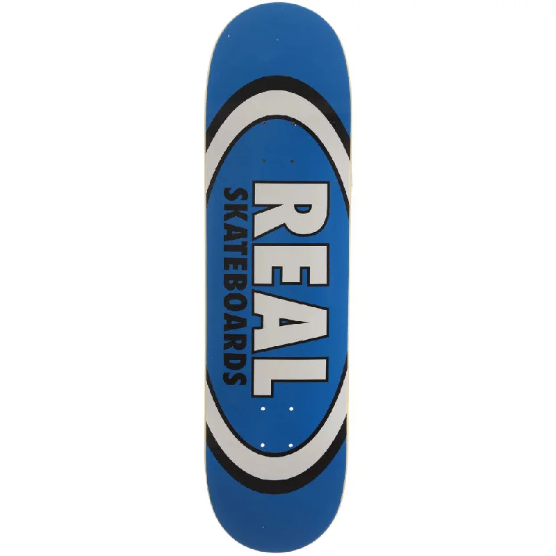 Custom Skateboard Deck with Lightweight Wood Core-Real Team Classic Ovals 8.5 - Skateboard Deck