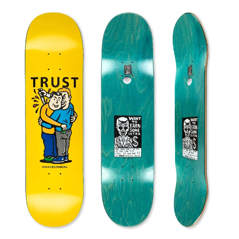 Custom Skateboard Deck with Ergonomic Design for Comfort-[POLAR] Oskar Rozenberg - Trust - 8.5”x31.9"