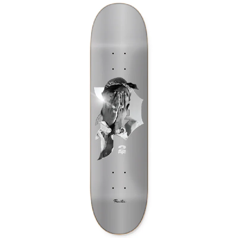 Custom Skateboard Deck for Smooth Curved Turns-Primitive Tupac Brillance 8.125 - Skateboard Deck