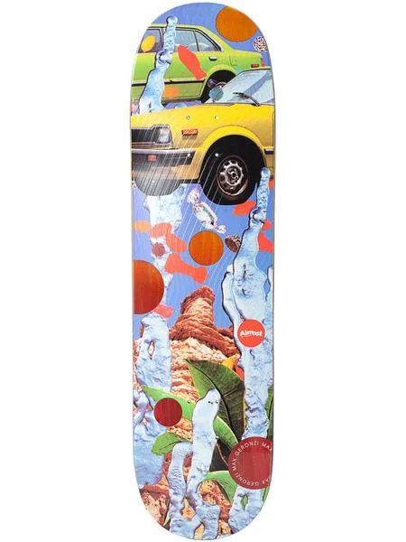 Custom Skateboard Deck with Enhanced Tail for Better Flicks-Almost Nonsense Max Geronzi 8.375 - Skateboard Deck