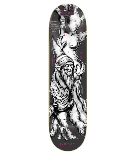 Custom Skateboard Deck with High-Quality Ply Construction-Zero Burman Gnarly Gnomes 8.5 - Skateboard Decks