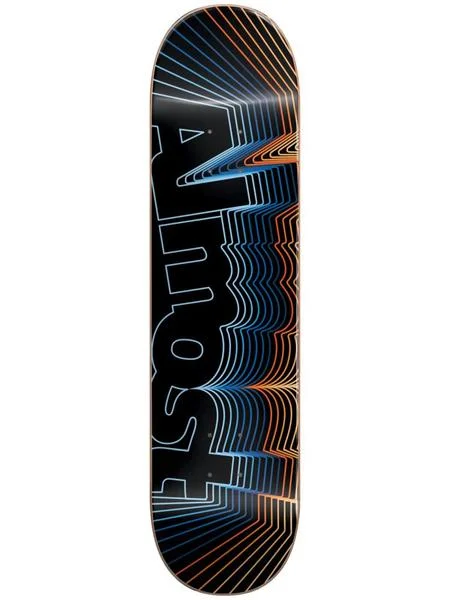 Custom Skateboard Deck for Freeride Skating-Almost Vibrate Logo Black 8.25 - Skateboard Deck